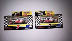 Matchbox Super Stars 1993 1/64 Alan Kulwicki Racing #7 Diecast Car Lot (Pocono &